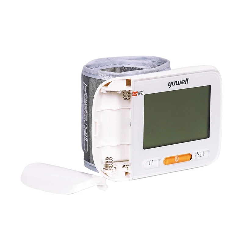 

YUWELL 8600A Blood Pressure Monitor Digital LCD Wrist Cuff Heart Rate Monitor Warning For irregular Heartbeats ecg Monitor