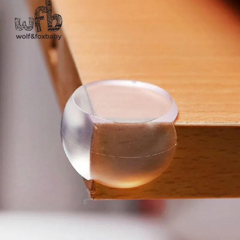 

20Pcs/Lot Baby Safety/Kids Care Ball Shaped Corner Guards Protector Table Edge Anti-collision Cushion with Free Glue 2014