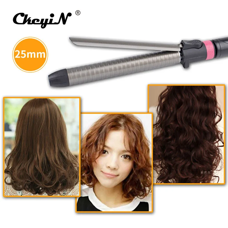 Cabelo Profissional Curling Iron Wand Digital Onda