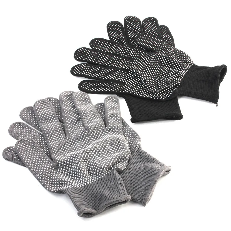 New 3 Pair 2 Colors Hair Straightener Perm Curling Hairdressing Heat Resistant Finger Glove