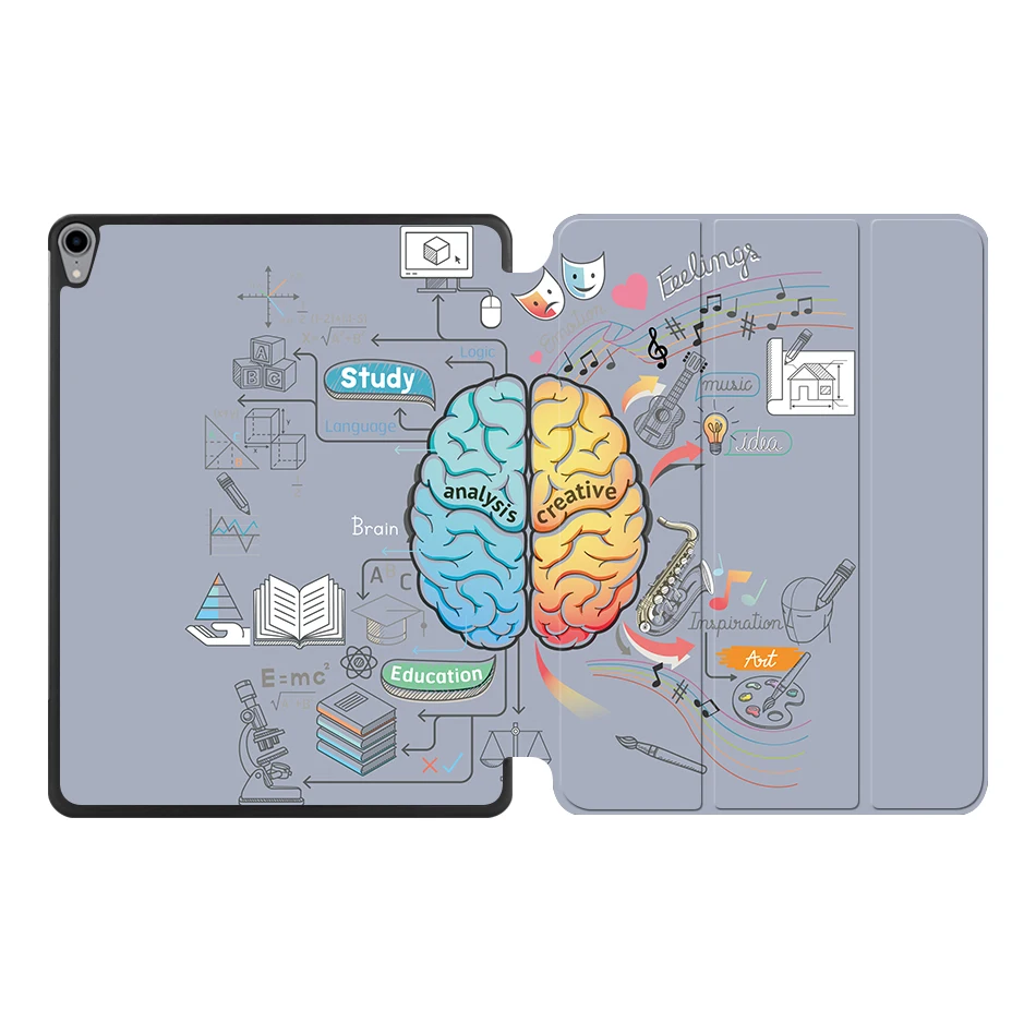 MTT Brain планшет для надписей Чехол для iPad Pro 12,9 '' версия тонкий из искусственной кожи откидной Чехол с подставкой умный чехол с функцией автоматического сна - Цвет: IP07