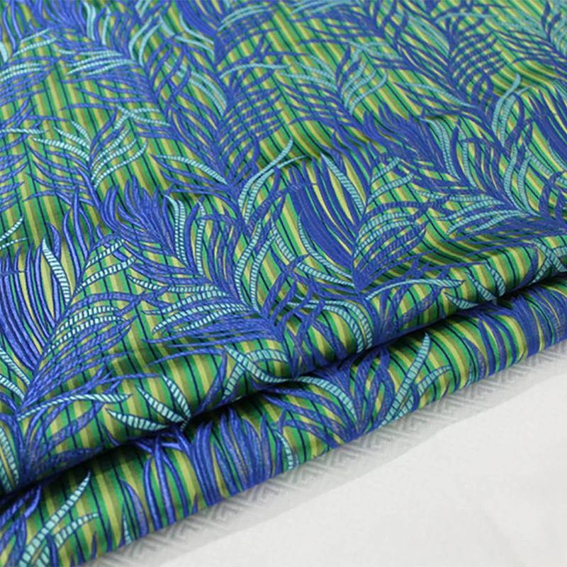 High quality yard dyed jacquard satin 3D brocade fabric for dress cushion cover curtain table patchwork 75x100cm | Дом и сад