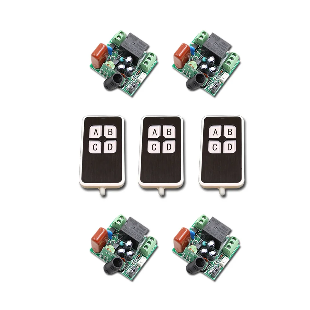 Latest AC220V 1CH 10A Wireless Remote Control Power Switch System 4