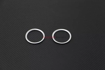 

Matt ABS Chrome plastics Front Door Stero Speaker Ring Cover Trim 2pcs For Land Rover Discovery Sport 2015 2016