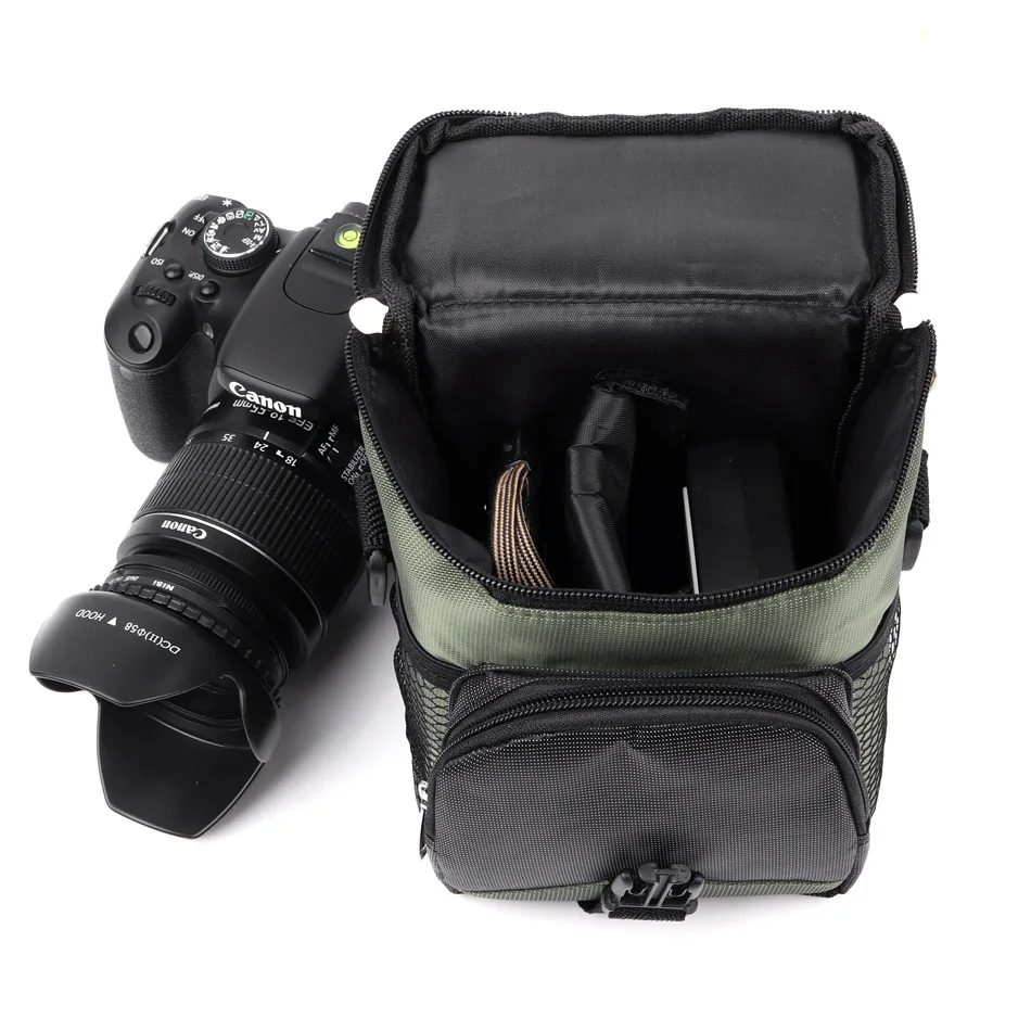 Подходит небольшой одноножный Камера сумка чехол для цифровой однообъективной зеркальной камеры Canon EOS M10 M100 M3 M6 M2 G9X G7X Mark II SX60 SX50 Nikon J5 J4 L820 L840 P340 чехол sony сумка