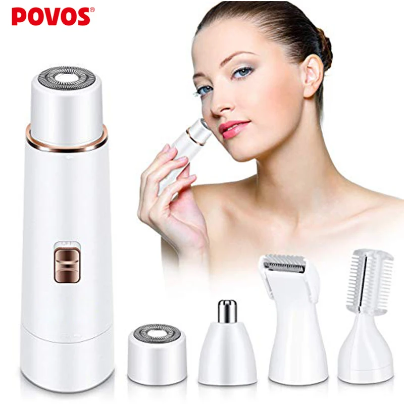 

lady Epilator Facial Hair Removal for Women Upgraded Version Waterproof Painless 4 in 1 Lady Grooming Kit Facial Hair Remover