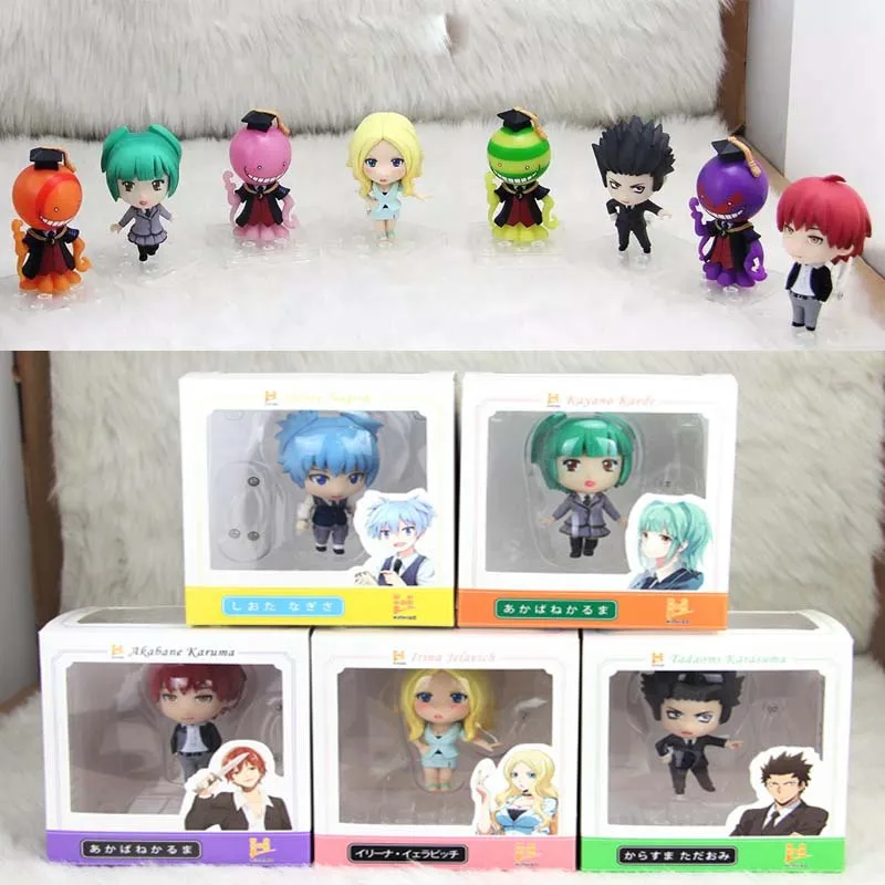 Aliexpress.com : Buy Assassination Classroom Korosensei Shiota Nagisa ... - Assassination Classroom Korosensei Shiota Nagisa Akabane Karuma Kayano KaeDe TaDaomi Karasuma MoDel Toy Action Figure 2pcs