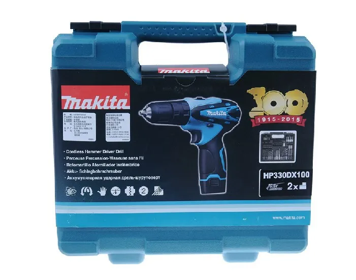 Authentic HP330DX100 makita Makita Cordless Impact Drill screwdriver dual  lithium battery screwdriver 10.8 - AliExpress