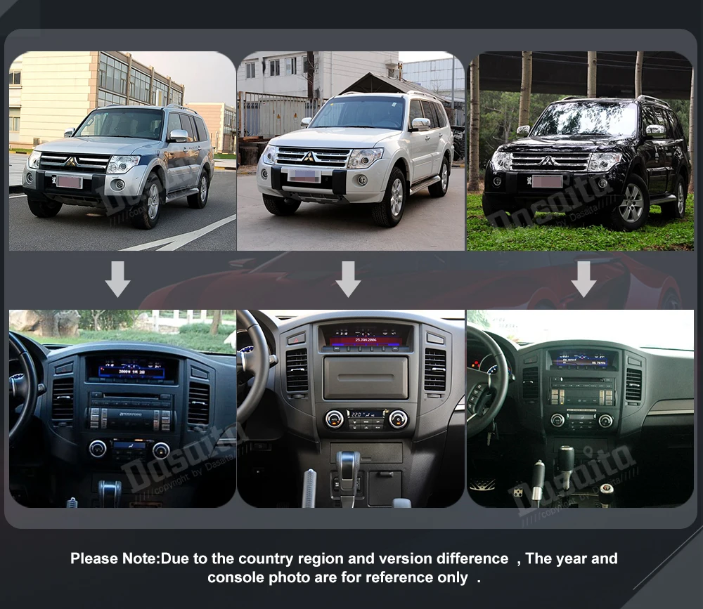 Clearance Dasaita 9" Android 8.1 Car GPS Player Navi for Mitsubishi Pajero V97 V93 2006-2011 with 2G+16G Quad Core Multimedia Radio No DVD 3 Clearance Dasaita 9" Android 8.1 Car GPS Player Navi for Mitsubishi Pajero V97 V93 2006-2011 with 2G+16G Quad Core Multimedia Radio No DVD 3