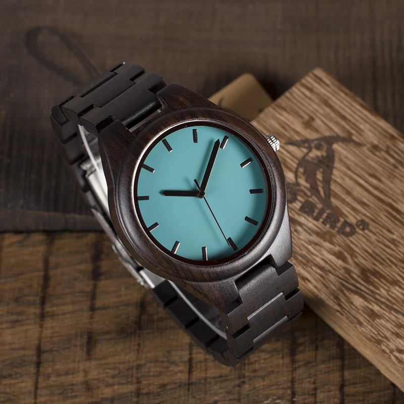 bobo bird black wood watches