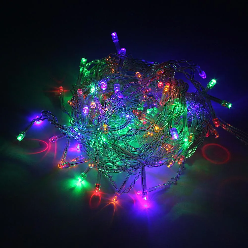 СВЕТОДИОДНЫЙ занавес сосулька 5 м x 0,4 м 0,5 м 0,6 м сказочные струнные лампы Рождественская Свадебная вечеринка Рождественское украшение ЕС США вилка - Испускаемый цвет: Color