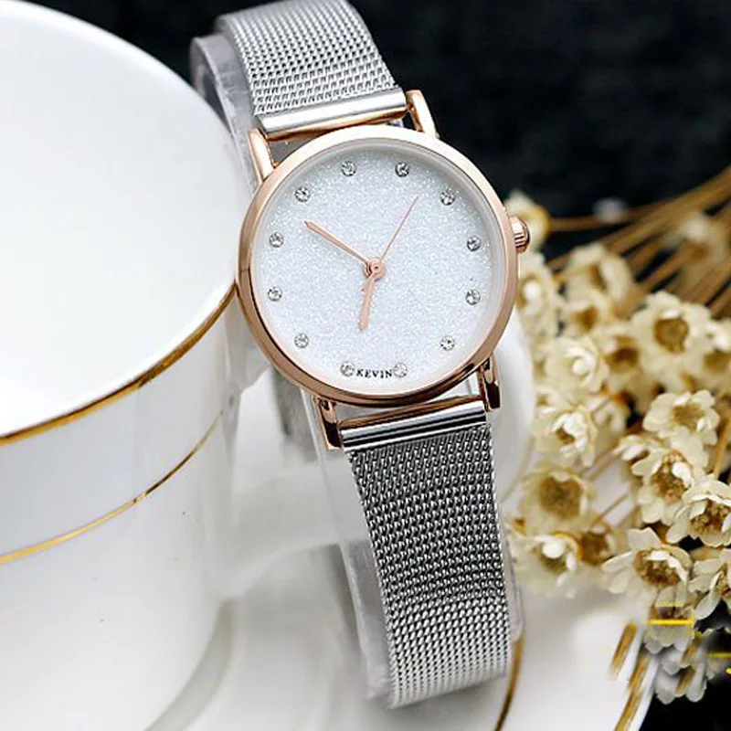 Simple Knit Mesh Couple Watches Fresh Quartz Wristwatches Vintage Minimalism Men and Women Student Watch Free Shipping Sale