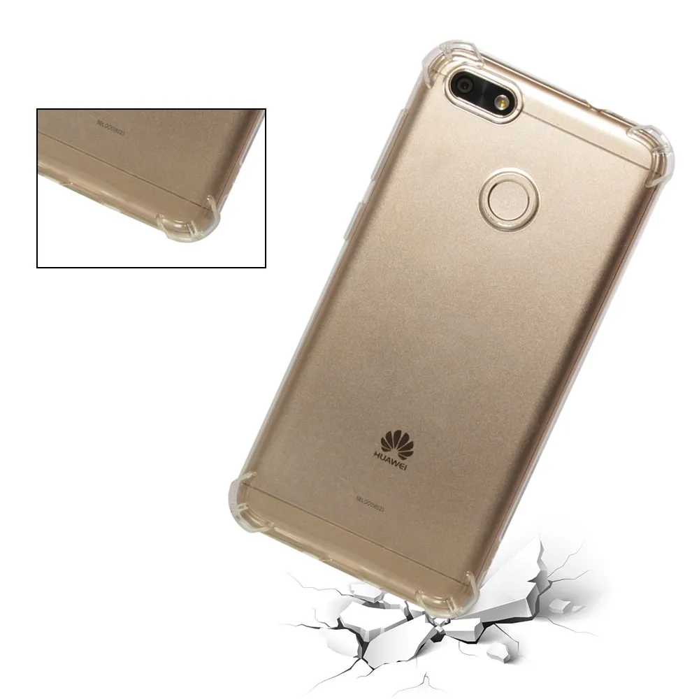 Fundas blandas antideslizantes para HUAWEI Y6 Pro 2017 SLA L22 L03 G Elite Plus 2017 TPU fundas transparentes de silicona TPU carcasa completa|Funda de cobertura media| AliExpress