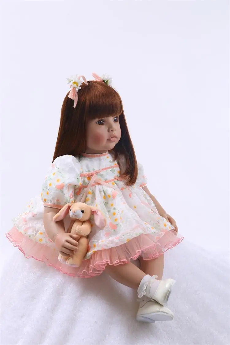 Bebe, 24 дюйма, 60 см, настоящая девочка, Реборн, мягкий силиконовый винил, Реборн, детские куклы, высокое качество, детский подарок, куклы, живые, bonecas