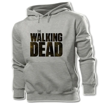 

Funny cartoon The walking dead zomble outbreak response team Men Graphic Hoodie Sweatshirt Strings Hooded Pullover