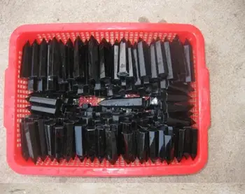 

50mm--60mm NATURAL OBSIDIAN POLISHED CRYSTAL DT WAND POINT Healing Wholesale