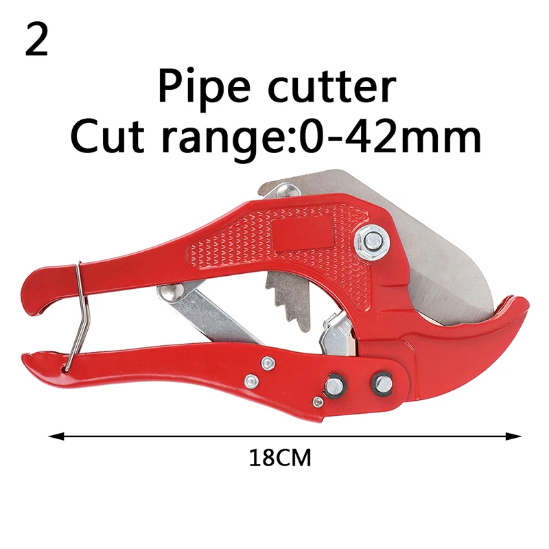 Для резки ПВХ труб алюминиевый сплав резак для тела шланг из полипропилена резка трещотка ножницы трубчатый резак сплав трещотка ножницы трубки ручные инструменты - Цвет: A2
