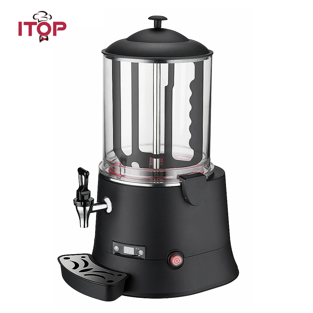 

ITOP 10L Hot Chocolate Dispenser Machine Commercial Chocolate Coffee Coco Milk Tea Dispenser Electric Heating System