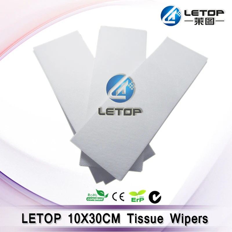 

LETOP 10*30 Inks Printhead Glass Screen Monitor Printer Cleanroom Wipers Clean Room Environment Paper Printer Wiper 100pcs