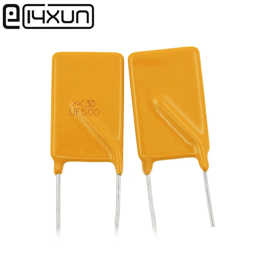 

EClyxun 5pcs PTC self-healing/Self-recovering fuse RUEF500 30V 5A UF500