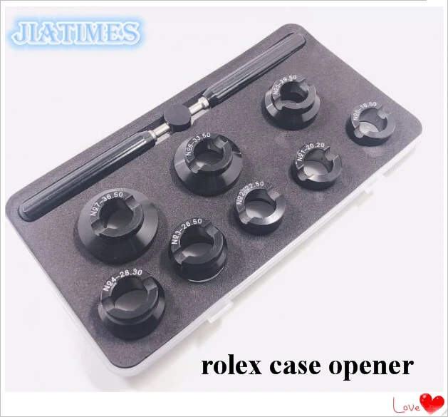 

Case Opening Die Set with Handle for Rlx Watch Cases with 8 Die Sizes