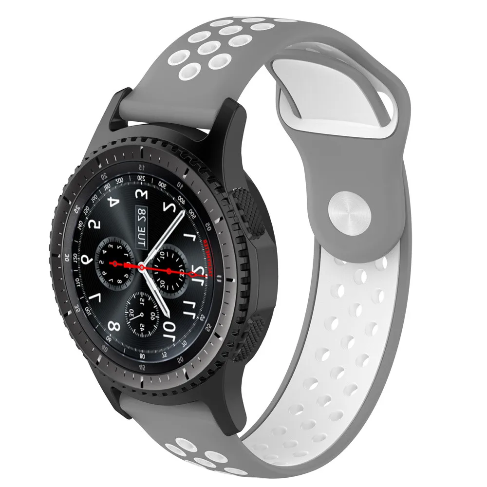 

Stylish 2018 Smart Device Replacement Soft Silicagel WatchBand Strap For Samsung Gear S3 Frontier Aug.23