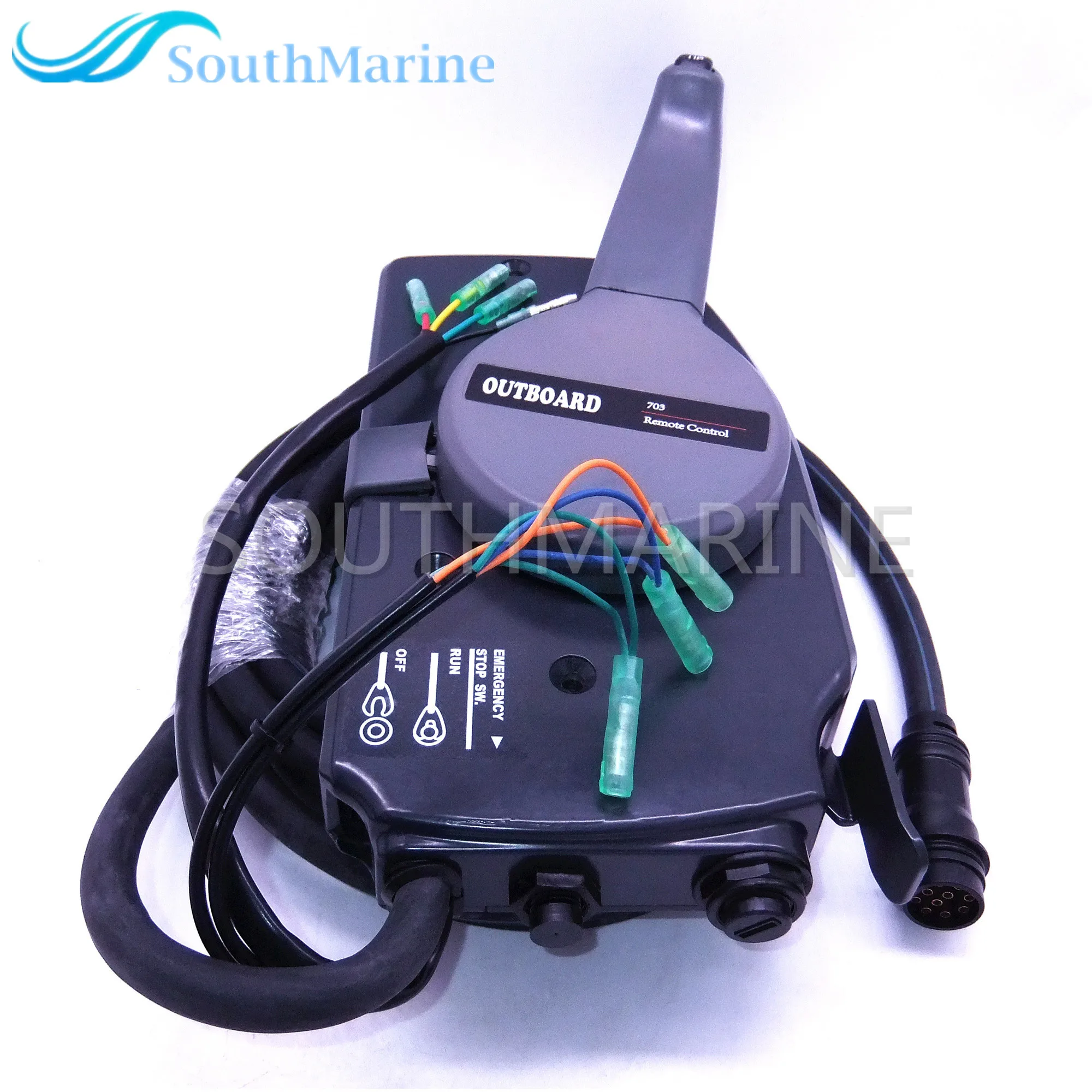Boat Motor 703-48207-22-00 Side Mount Remote Control Throttle Shift Box For Yamaha Outboard Engine 10 Pins Right hand New Type