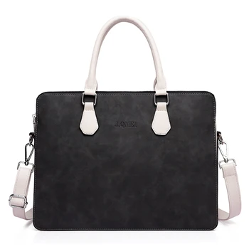 

Women men PU Waterproof Laptop Messenger Bag 13 14 15.6 inches Notebook Computer PC Crossbody Shoulder Bag Carrying Case