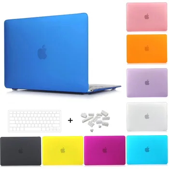 

New Matte Clear Hard Case Cover for Apple Macbook Pro 13 Case with & with out Touch Bar for mac book air 13 11 pro retina 12 15