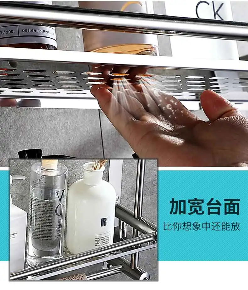 毛巾架免打孔卫生间浴室厕所洗澡间收纳架洗手间墙上置物架壁挂式-tmall_13