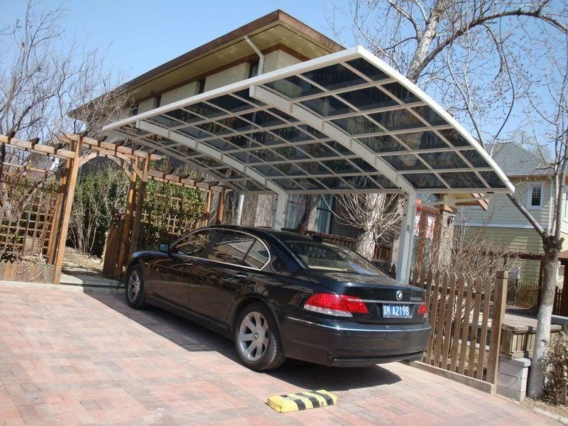Exterior de aluminio a solo coche garaje dosel refugio cochera coche