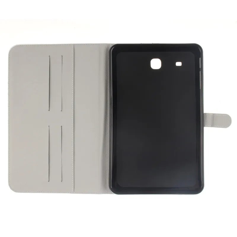 For Samsung Galaxy Tab E 9.6 Case for T560 SM-T560 T561Tablet Clouds Wallet Flip Cover Stand PU Leather Case Protective Skin  (62)