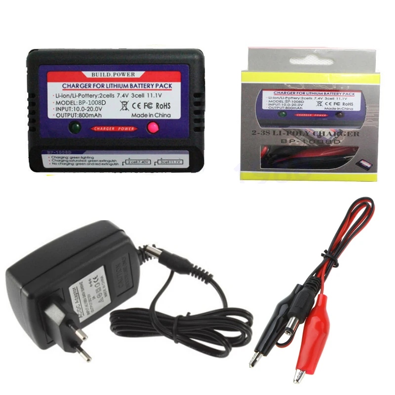 7 4 11 1v Lithium font b Battery b font 2 3s Cell LiPo Balance Charger