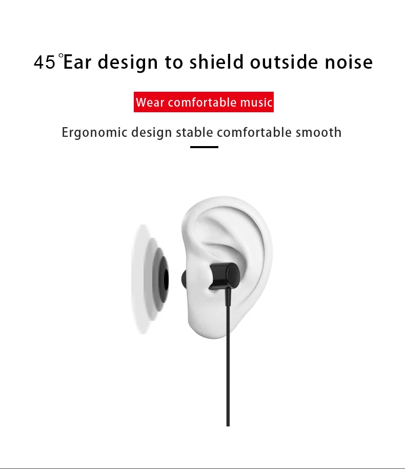 Heavy Bass Headphones 3.5mm Wired Earphone Earbuds (5)