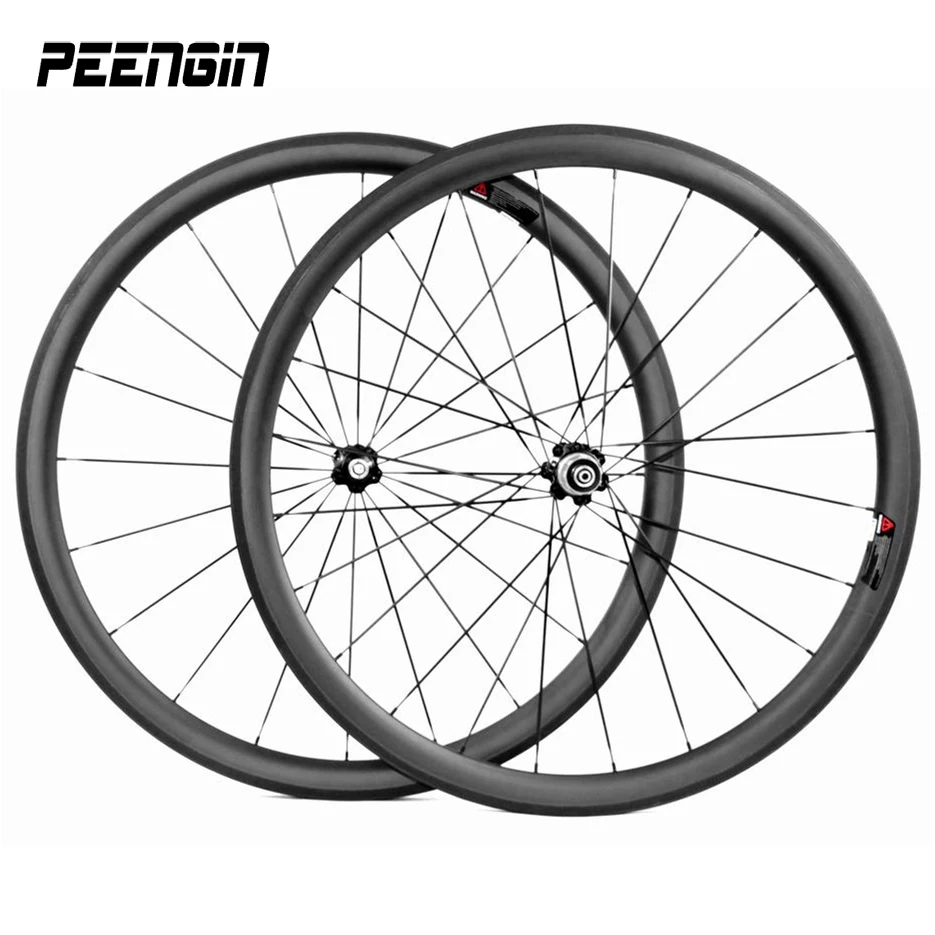 700c 38mm tubular carbon road bike wheelset for Shimano Sram or Campagnolo1
