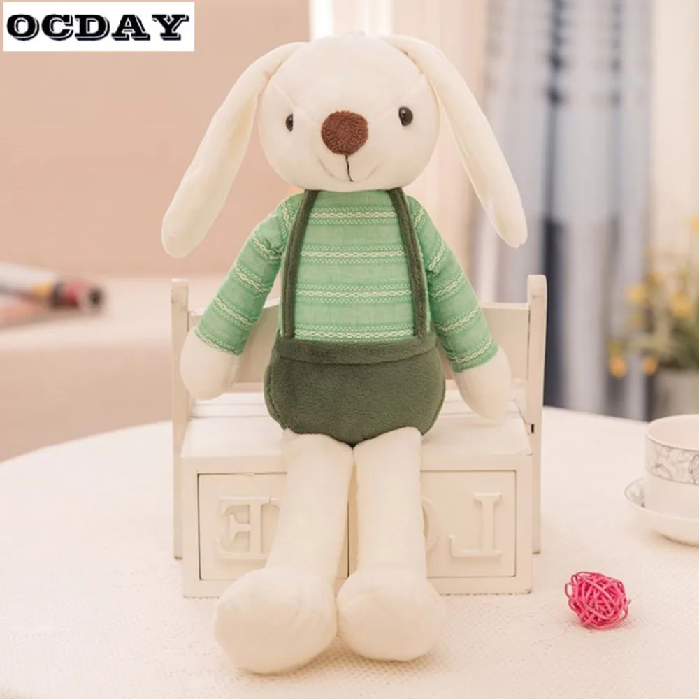 OCDAY Cute Rabbit Doll Plush Animals Soft Kids Baby Rabbit Toys for Girls Children Birthday Gift Sleeping Mate Stuffed Toys Pets OCDAY Cute Rabbit Doll Plush Animals Soft Kids Baby Rabbit Toys for Girls Children Birthday Gift Sleeping Mate Stuffed Toys Pets
