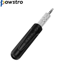Powstro Беспроводной Bluetooth 4.1 гарнитура аудио приемник блютуз адаптер 3.5 мм Hands Free AUX для наушников Динамик потокового воспроизведения музыки звук Системы