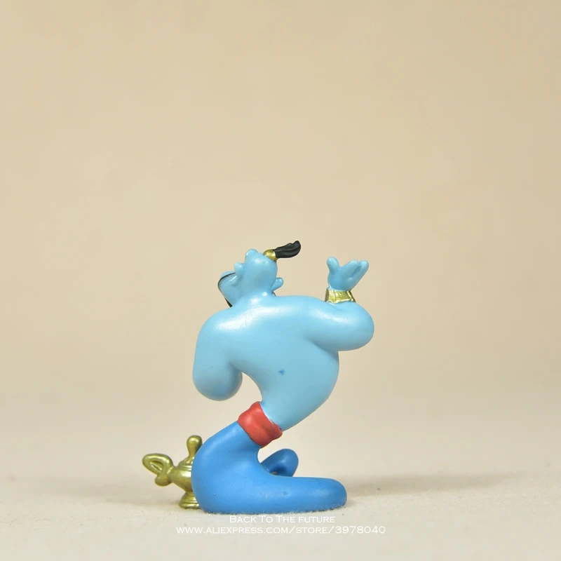 Disney Aladdin magic lamp 7cm Action Figure Anime Mini doll Decoration PVC Collection Figurine Toys model for children gift