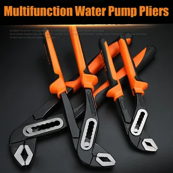 

1pcs Pipe Wrenches Water Clamp Pipe Pliers Water Pump Pliers Universal Adjustable Home Opening Pipe Hand Tools of Plumber 10"12"