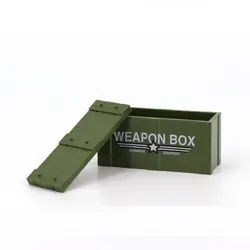 Оружейные боеприпасы коробка MOC DIY военное оружие playmobil аксессуары brinquedos Мини фигурки строительный блок кирпич оригинальные игрушки