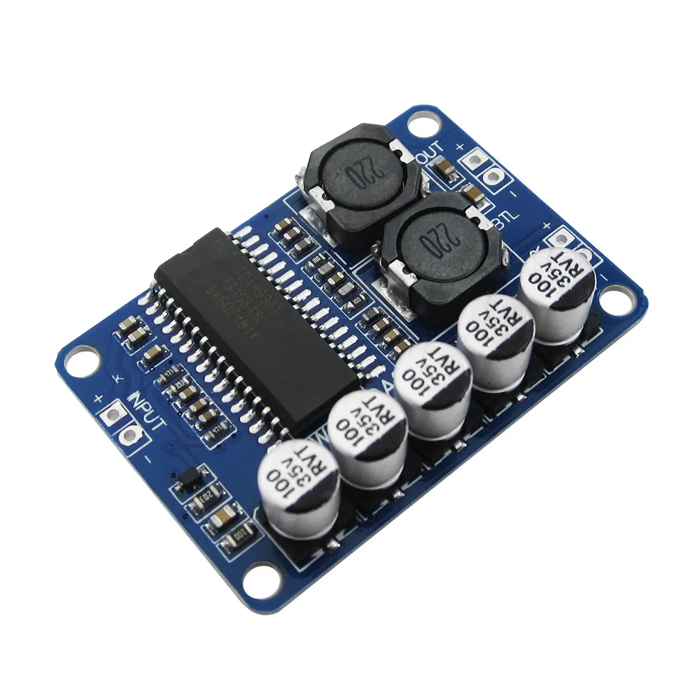 

HAILANGNIAO Digital power amplifier board module 35w mono amplifier module High-power TDA8932 low power consumption