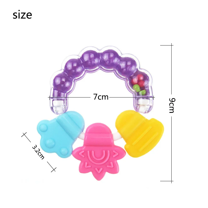 Переносные детские погремушки Игрушки для малышей Прорезыватель с погремушкой кровать колокольчик коляска игрушка силиконовые бусины Обучающие, музыкальные подарки