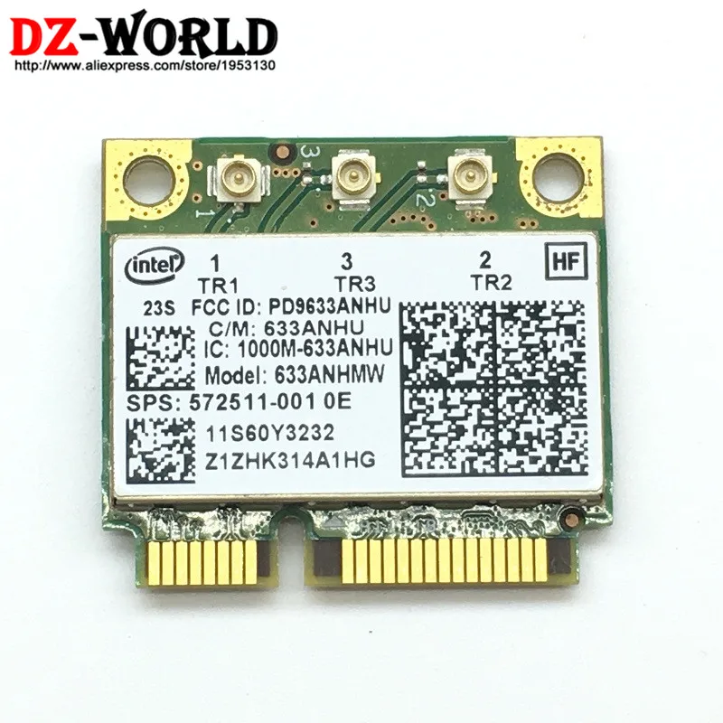 Для Intel Ultimate N 6300 AGN Mini PCI E 450 Мбит/с Беспроводная WLAN карта 60Y3233 для Thinkpad T410 T410i T410S T510