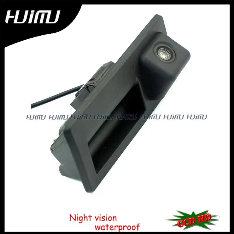 For Sale wire wireless CCD car rear camera for Audi A4/Audi A4L/S5/Q5/A8L/09/10 Passat / Tiguan / RS6/12 Sagitar Trunk handle camera