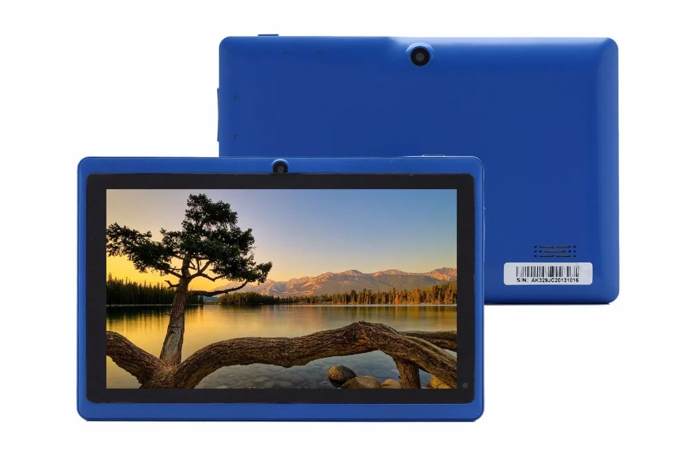 7 "вкладка пк wi-fi двойная камера Quad core tablet pc 512 МБ Оперативной Памяти 8 ГБ Rom белый черный золотой цвет tablet pc Мини-Пк tab