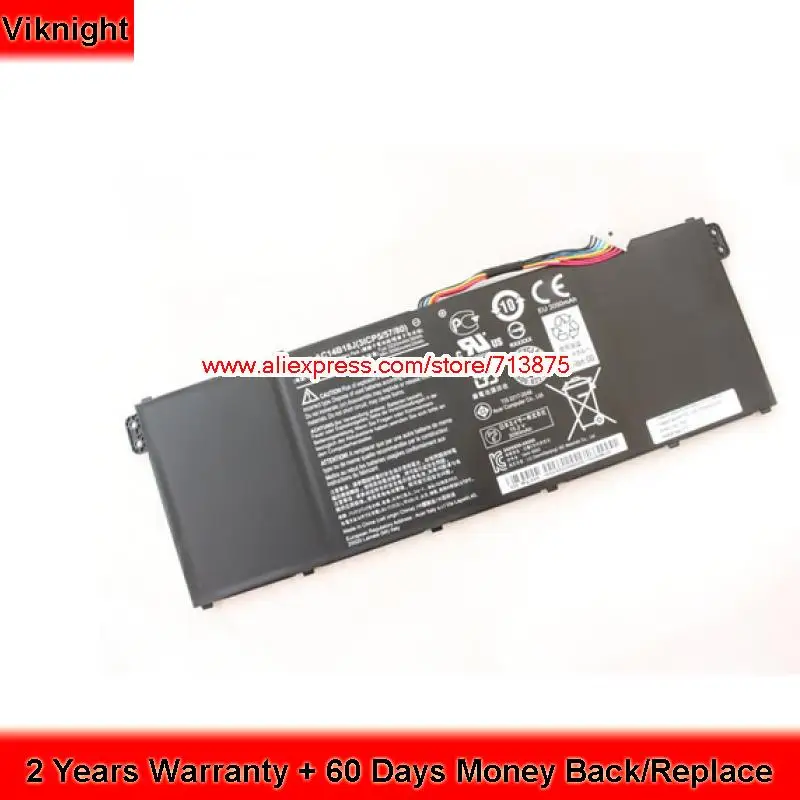 Genuine AC14B13J AC14B18J Battery for ACER Aspire ES1-512 Es1 Es 15 Series 11.4V 3220mAh 36Wh Genuine AC14B13J AC14B18J Battery for ACER Aspire ES1-512 Es1 Es 15 Series 11.4V 3220mAh 36Wh