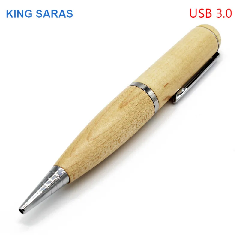 KING SARAS кленовый, деревянный молоток usb флэш-накопитель 4 ГБ 8 ГБ 16 ГБ 32 ГБ Кленовая ручка привод usb 3,0 - Цвет: Brown