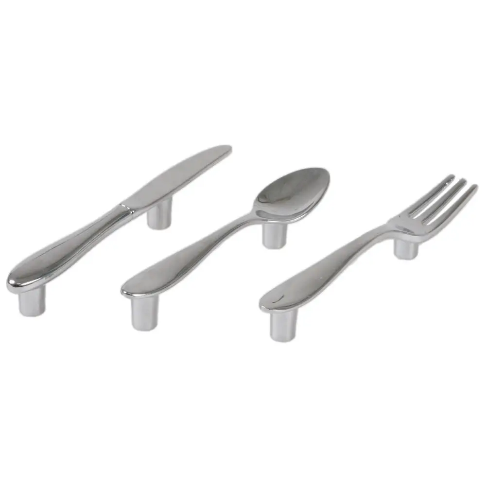 3 шт. Ложка Вилка Нож кухонный шкаф выдвижной ящик ручка|drawer wardrobe|knob handleknob pull handle |
