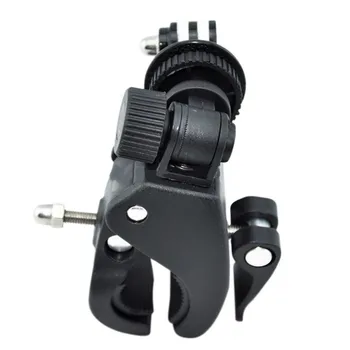 

Bicycle Motorcycle Handlebar Handle Clamp Bar Camera Mount Tripod Adapter Fit For Gopro Hero 6 5 4 Car Styling