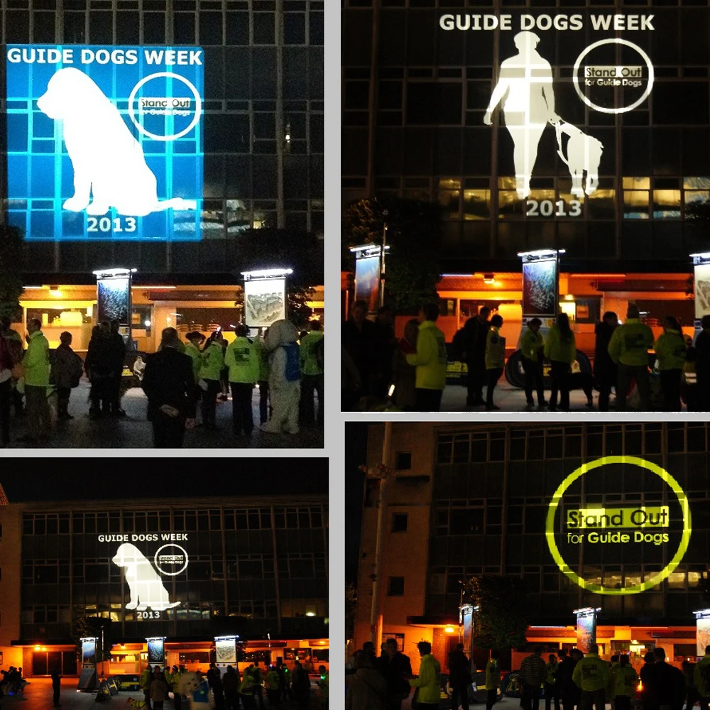 Водонепроницаемый IP65 мобильный пользовательский DJ gobo проекция 100 Вт Led